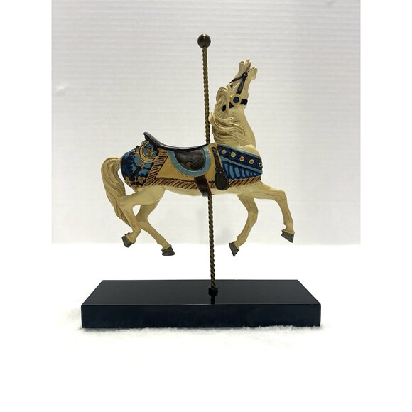 Vintage “The Laughing Horse” - The Art of the Carousel - Hamilton Collection - Picture 9 of 10